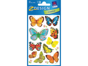 Papieretiket Z Design Creative Pakje A 3 Vel Vlinders