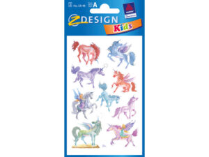 Papieretiket Z Design Kids Pakje A 2 Vel éénhoorn