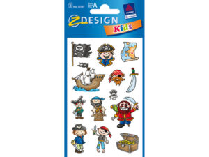 Papieretiket Z Design Kids Pakje A 3 Vel Piraten