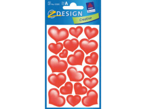 Papieretiket Z Design Creative Pakje A 2 Vel Hartjes