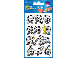 Papieretiket Z Design Kids 3 Vel Voetbal
