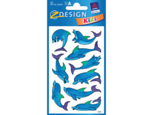 Papieretiket Z Design Kids Pakje A 2 Vel Dolfijnen
