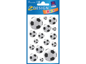 Papieretiket Z Design Kids Pakje A 3 Vel Voetbal