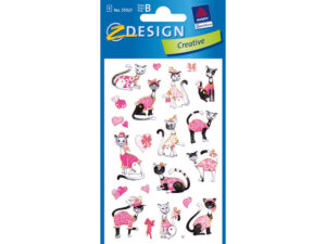 Papieretiket Z Design Creative Pakje A 1 Vel Katten