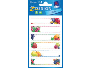 Huishoudetiket Z Design Home Fruit 3 Vel