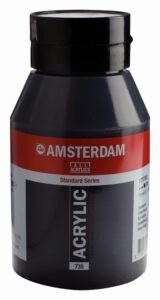 Amsterdam Acrylverf Oxydzwart 735 1000 Ml