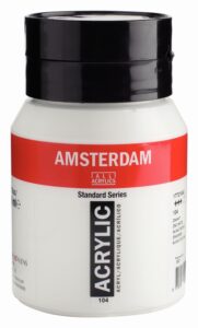 Amsterdam Acrylverf Zinkwit 104 500 Ml