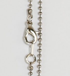 Ballchain Zilverkleur Met Slot 1,6 Mm 80cm