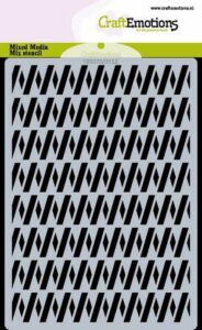 Craftemotions Mask Stencil Zig Zag A6