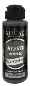 Cadence Hybrid acrylverf - Antraciet zwart - 120 ml