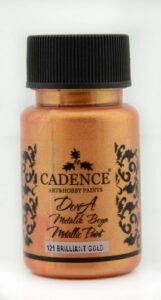 Cadence Dora Metallic Verf Briljant Goud 0121 50 Ml