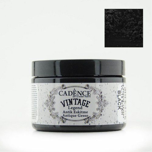 Cadence Vintage Legend Gesso Zwart 0013 150 Ml