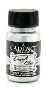 Cadence Dora Glas & Porselein Verf Metallic Zilver 3132 50