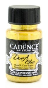 Cadence Dora Glas & Porselein Verf Metallic Rich Gold 3136