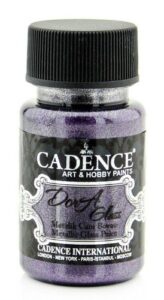 Cadence Dora Glas & Porselein Verf Metallic Dark Orchid 3139
