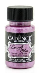 Cadence Dora Glas & Porselein Verf Metallic Cyclamen 3144