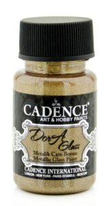 Cadence Dora Glas & Porselein Verf Metallic Antiek Goud 3150