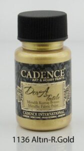 Cadence Dora Metallic Textiel Verf R Gold 1136 50ml