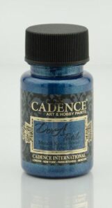 Cadence Dora Metallic Textiel Verf Sax Blauw 1154 50ml