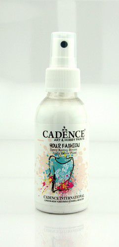 Cadence Fashion Spray Textiel Verf Wit 1100 100ml