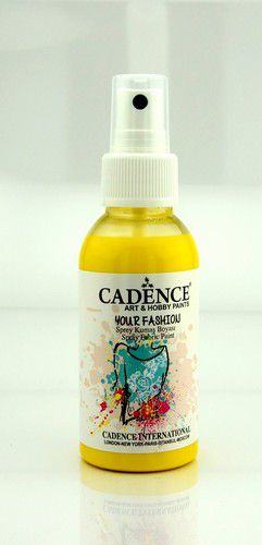 Cadence Fashion Spray Textiel Verf Citroen Geel 1101 100ml