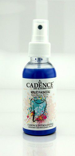Cadence Fashion Spray Textiel Verf Marineblauw 1110 100ml