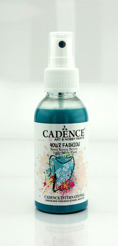 Cadence Fashion Spray Textiel Verf Turquoise 1115 100ml
