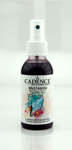 Cadence Your Fashion Spray Textiel Verf Aubergine 1117 100ml