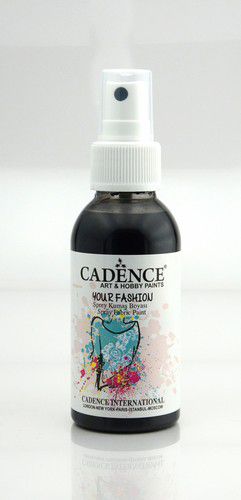 Cadence Your Fashion Spray Textiel Verf Zwart 1119 100ml