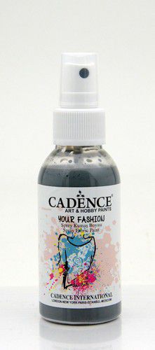 Cadence Your Fashion Spray Textiel Verf Grijs 1121 100ml