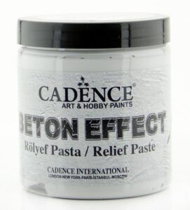 Cadence Beton Effect Relief Pasta Grijs 250 Ml