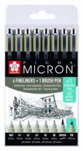 Sakura Pigma Micron Set Van 8 Pennen