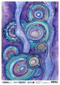 Studio Light Rice Paper Mindful Moodling Nr.17 A4