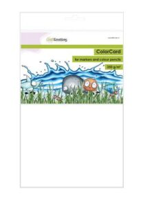 Craftemotions Colorcard Papier Voor Markers Wit 12 Vl A4