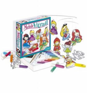 Hobbypakket Mobiel Met Prinsessen Om Te Kleuren