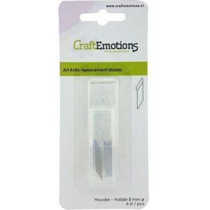 Craftemotions Reservemesjes Voor Ontwerpmes 8mm 6 Stuks