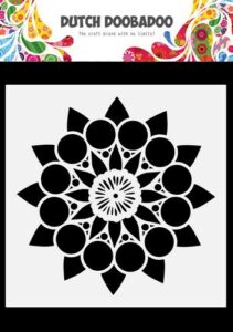 Dutch Doobadoo Mask Art Doodle Mandala 2 148x148mm