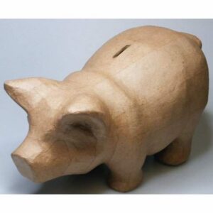 Papier Mache Varken Circa 25cm