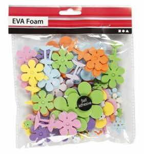 Eva Foam Bloemen Assorti Zelfklevend
