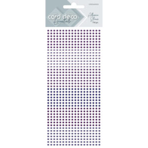 Card Deco Essentials Adhesive Stones Purple