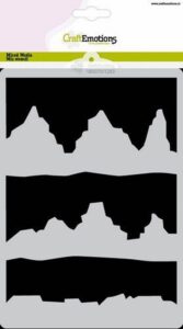 Craftemotions Mask Stencil Arctic Winter Bergen A5