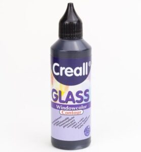 Creall Glass Contour Zwart 80 Ml.
