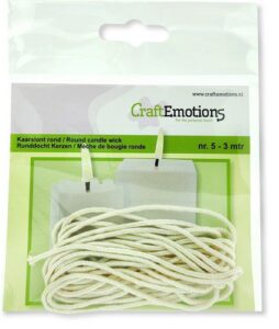 Craftemotions Lont Rond Ongebleekt Nr. 5 Candle +/ ¸ 30 45