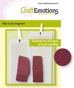 Craftemotions Waskleurpigment Antiek Roze 2 Sticks 30 X 10 X