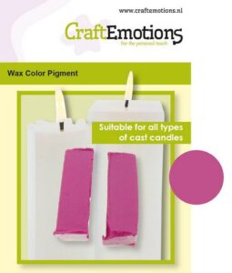 Craftemotions Waskleurpigment Fuchsia 2 Sticks 30 X 10 X 10m