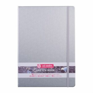 Talens Art Creation Schetsboek 13 X 21 Cm Shiny Zilver