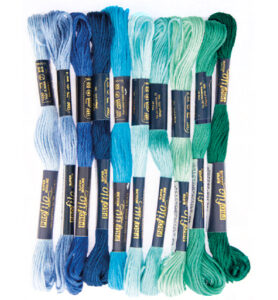 Stafil Borduurgaren Blauw Groen Turquois 10 Streng