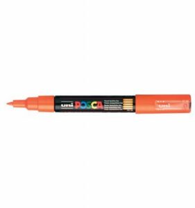 Posca Verfmarker 1mc Oranje