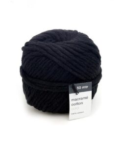 Vivant Macramé Katoenkoord 150m X 5mm Zwart