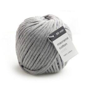 Vivant Macramé Katoenkoord 50m X 5mm Grijs
